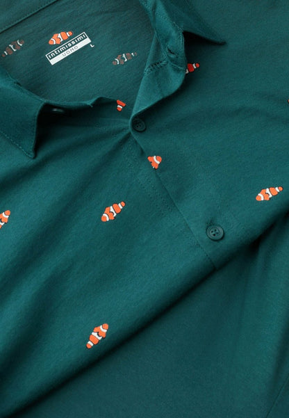 Intimissimi SET - Pyjama - Clownfish-print Dark Green