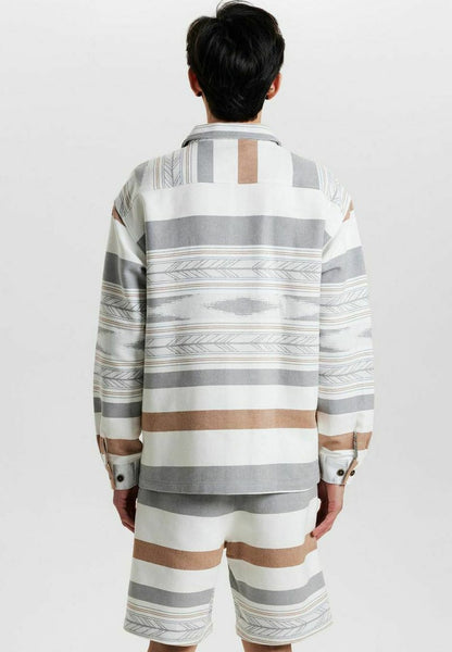 Anerkjendt AKOTTO JACQUARD OS - Leichte Jacke - Wood Thrush