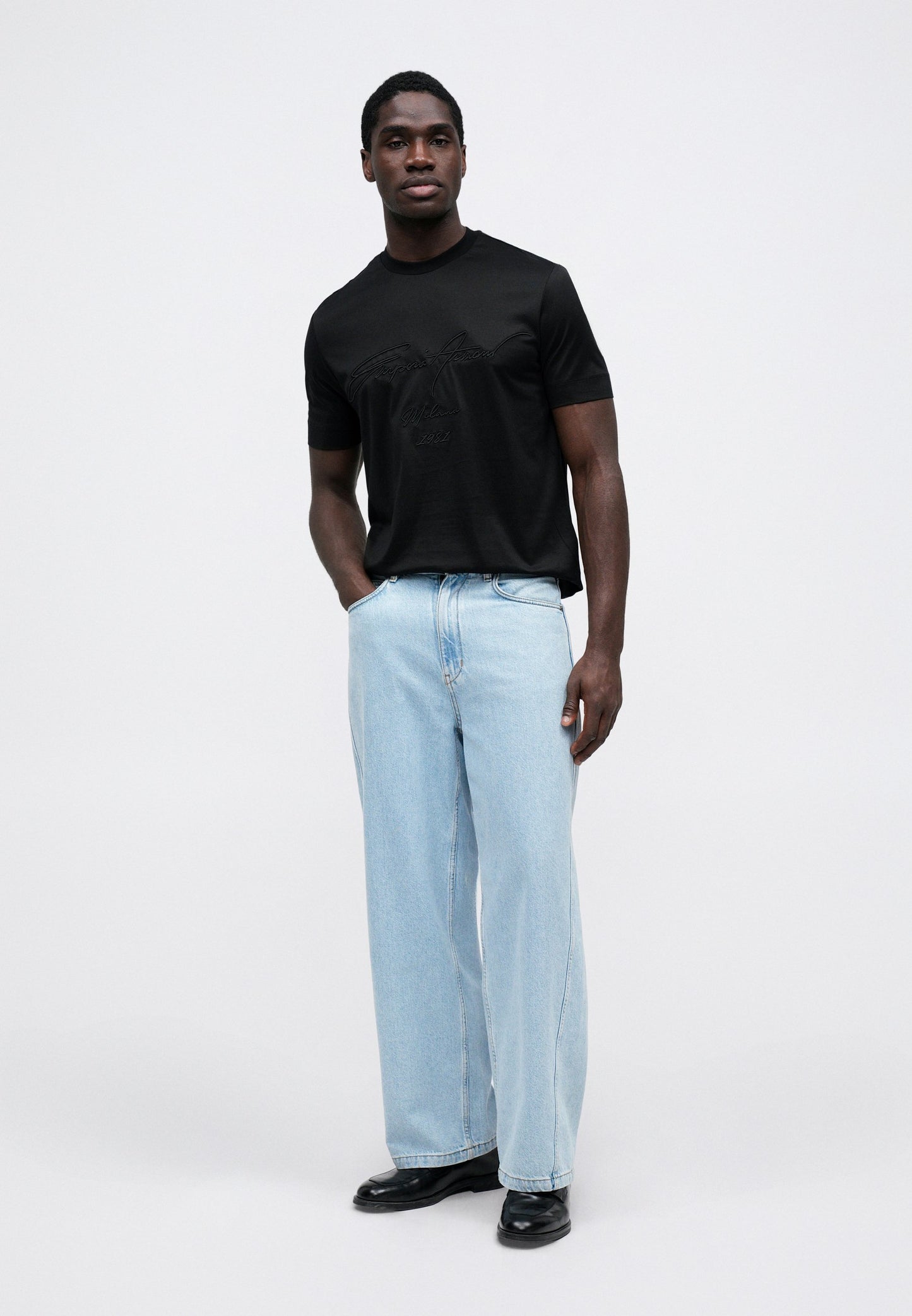 Emporio Armani Print T-shirt - Black Beauty