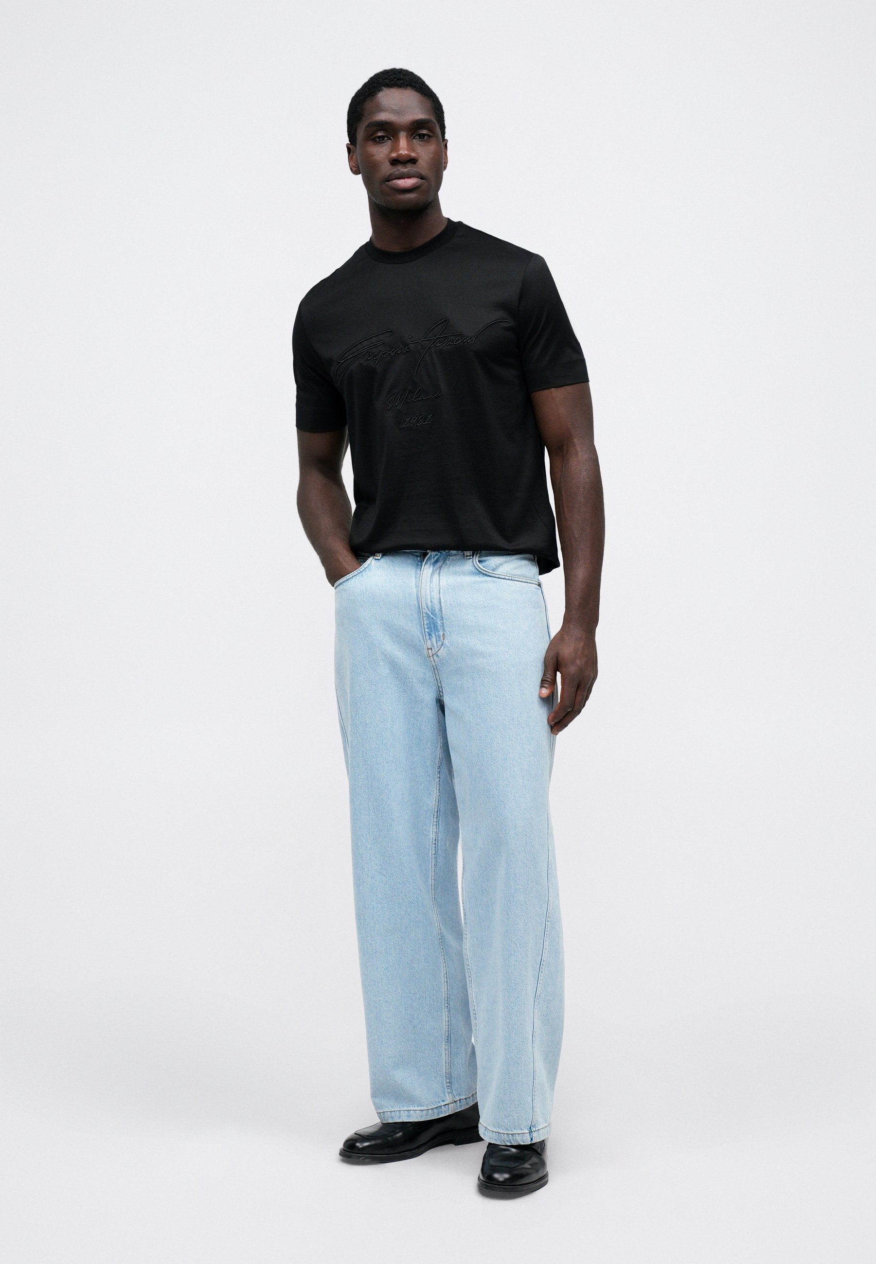 Emporio Armani Print T-shirt - Black Beauty