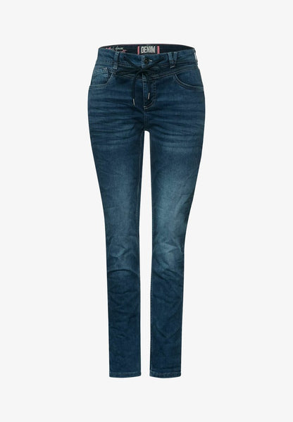STREET ONE LOOSE FIT - Jeans Slim Fit - Blau