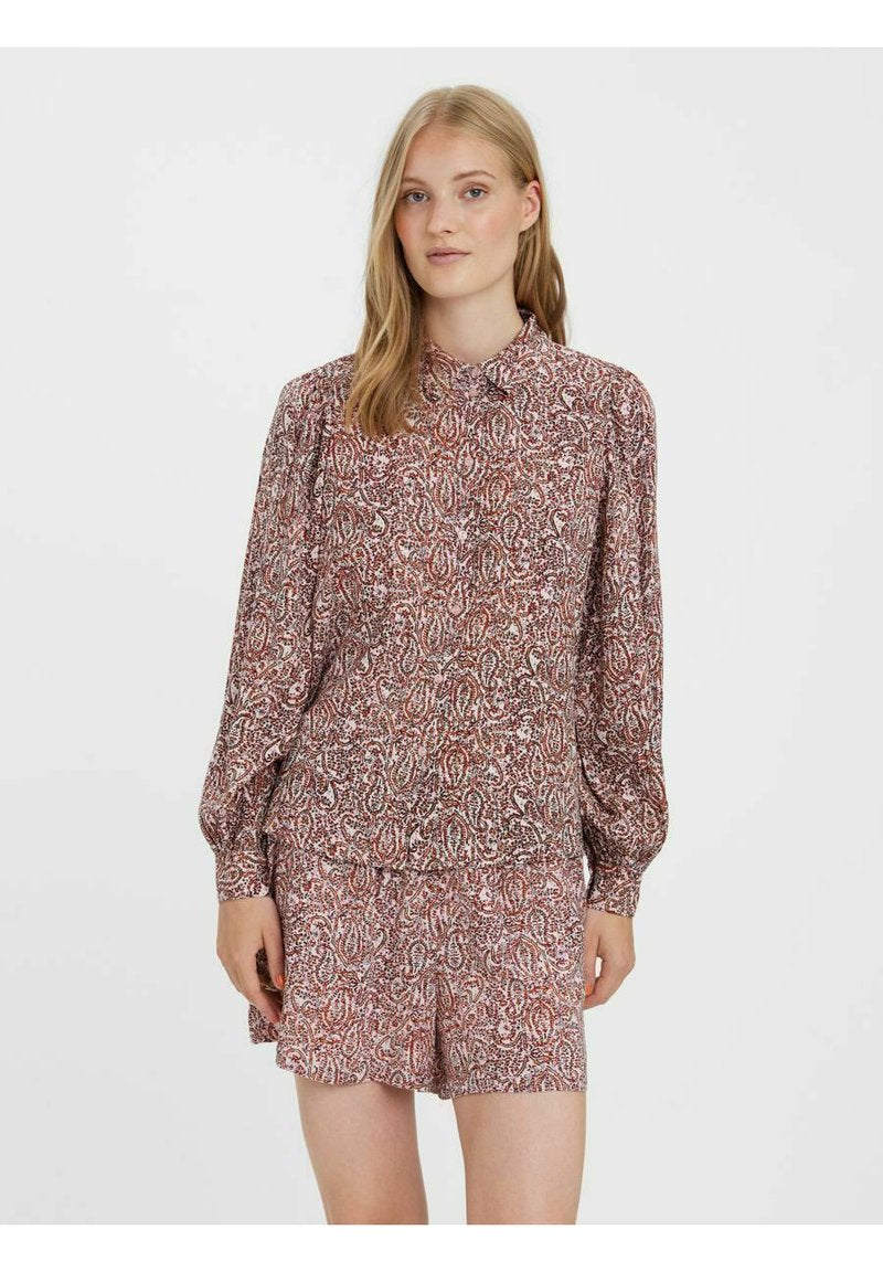 Vero Moda LANGARM - Hemdbluse - Parfait Pink