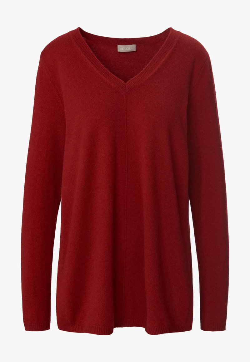  Strickpullover - Bordeauxrot