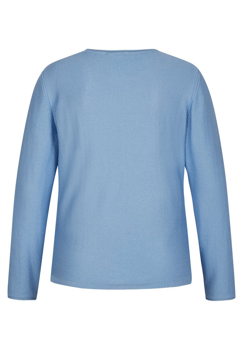  SELECTION - Strickpullover - Azurblau