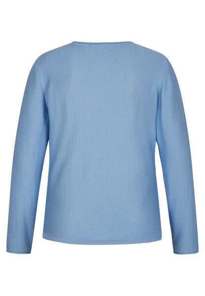  SELECTION - Strickpullover - Azurblau