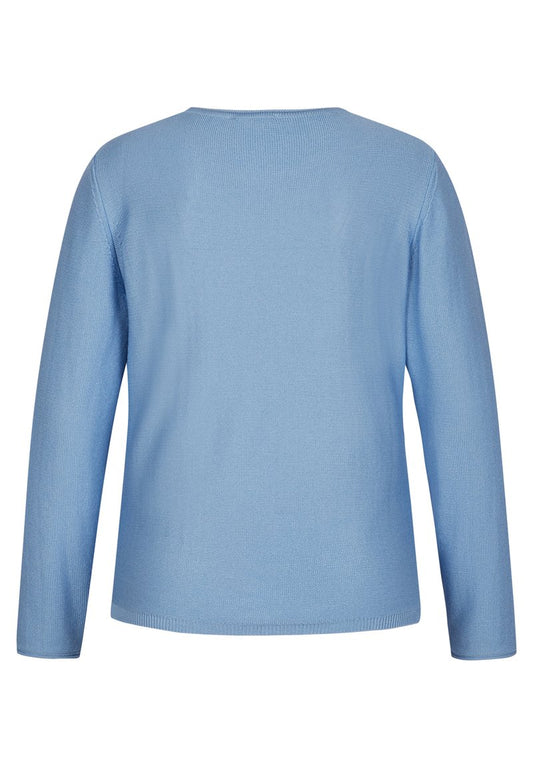  SELECTION - Strickpullover - Azurblau