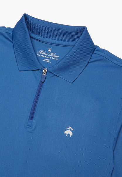  PERFORMANCE ZIP - Poloshirt - Blue
