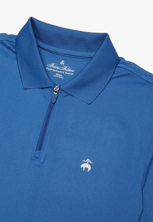  PERFORMANCE ZIP - Poloshirt - Blue
