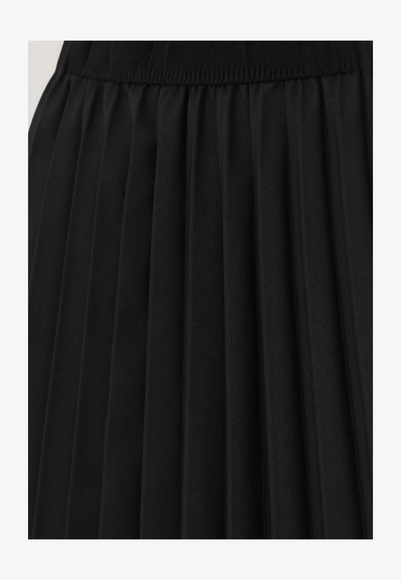  UNLINED REFKA - Faltenrock - Black