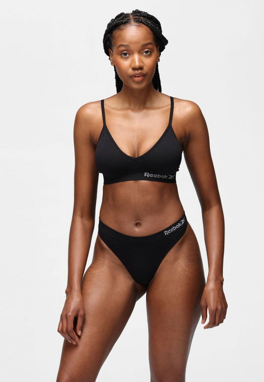 Reebok 3 PACK - Slip - Black