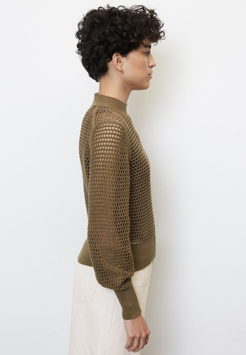Marc O'Polo Strickpullover - Earthy Brown