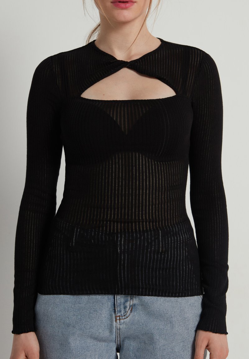  MANGA LARGA - Strickpullover - Black