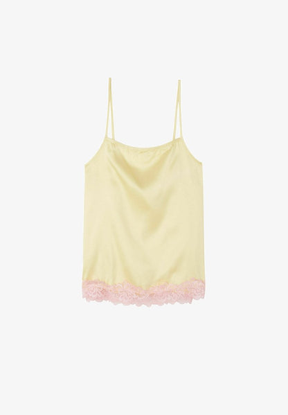  CORTA DELICATE - Nachtwäsche Shirt - Vanilla Yellow Doll Pink
