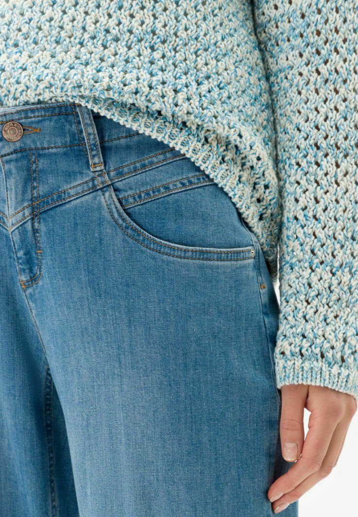 BRAX STYLE MAINE - Flared Jeans - Slightly Used Light Blue