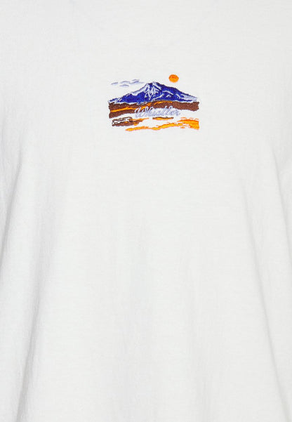 BDG Urban Outfitters WHISTLER MOUNTAIN UNISEX - T-Shirt Print - Ecru