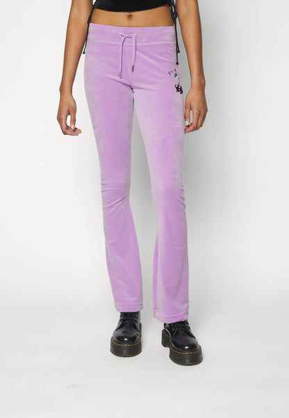 Juicy Couture CLASSIC TRACKPANT WITH CHERRY BRANDING - Jogginghose - Sheer Lilac