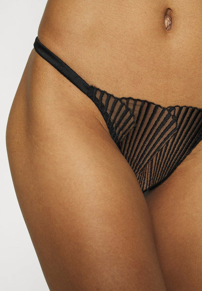  ATHENA BRAZILLIAN KNICKER - String - Black