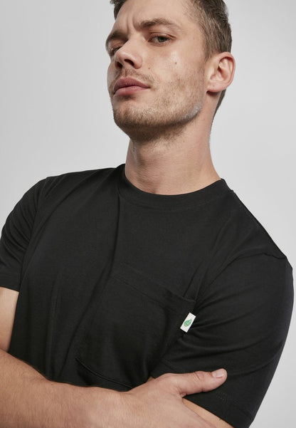 URBAN CLASSICS ORGANIC COTTON BASIC POCKET TEE - T-Shirt Basic - Schwarz
