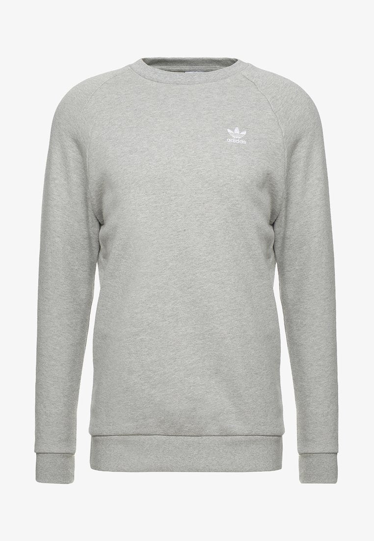 Adidas Originals ESSENTIAL CREW - Sweatshirt - Medium Grey Heather