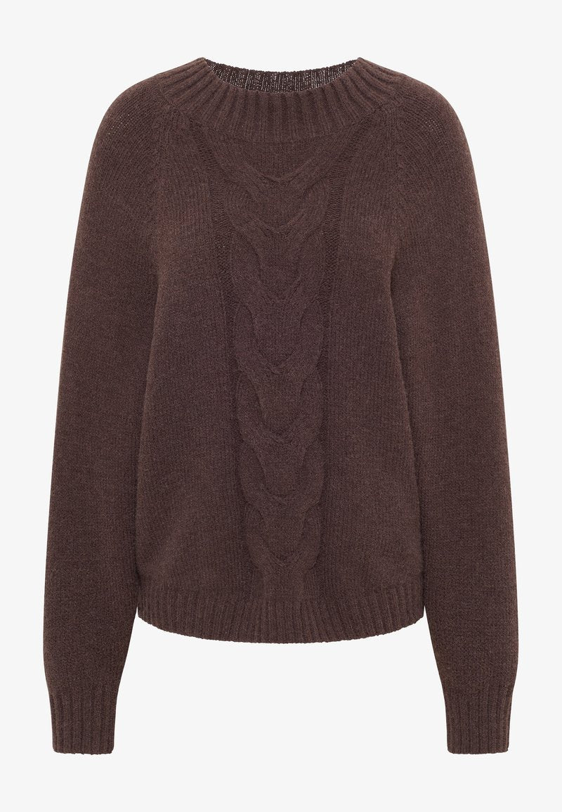 RISA TEYLON - Strickpullover - Braun