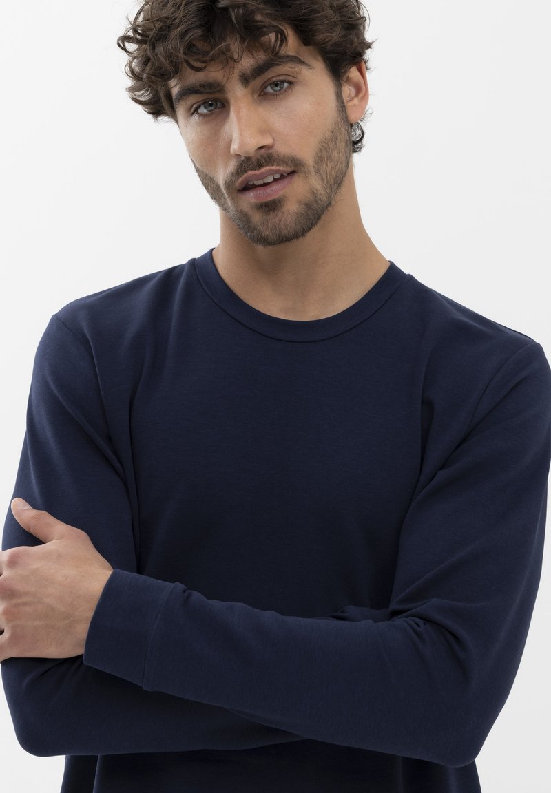 MEY LONGSLEEVE - Nachtwäsche Shirt - Yacht Blue
