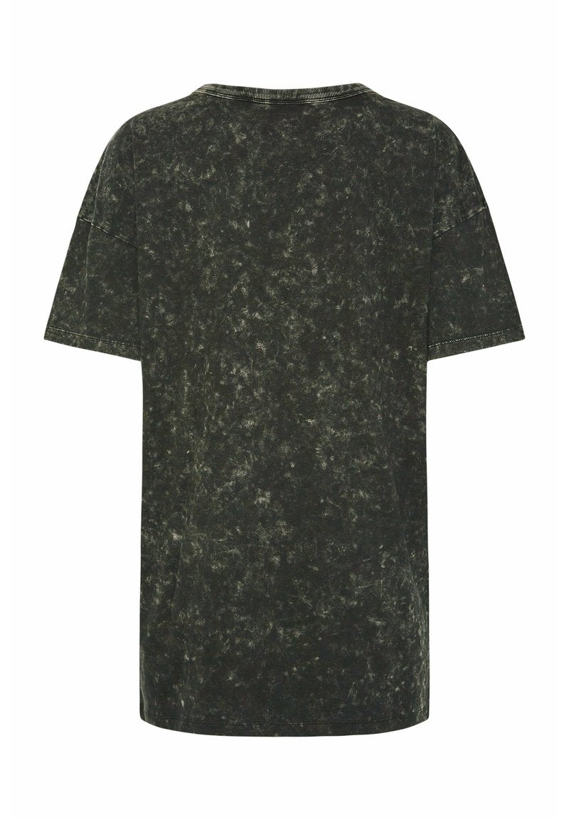  ACID WASH OVERSIZED - T-Shirt Basic - Black