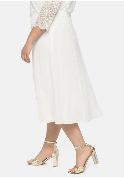 Sheego ROCK - A-Linien-Rock - Offwhite