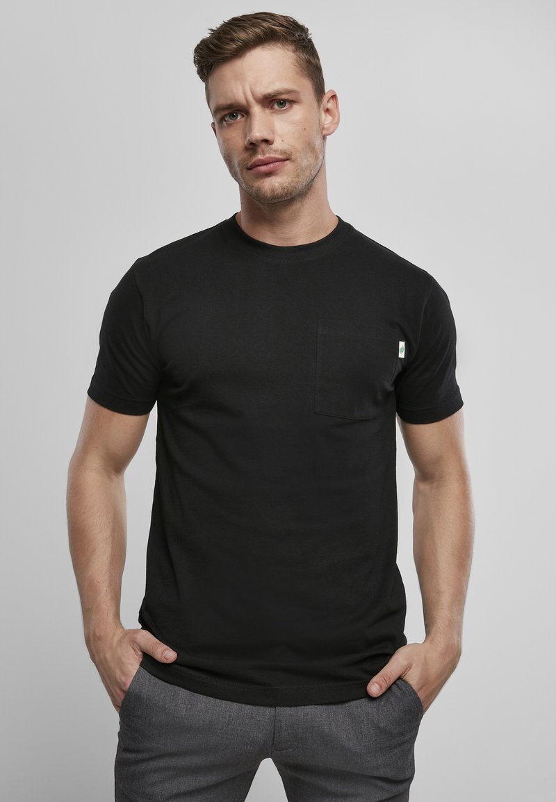 URBAN CLASSICS ORGANIC COTTON BASIC POCKET TEE - T-Shirt Basic - Schwarz