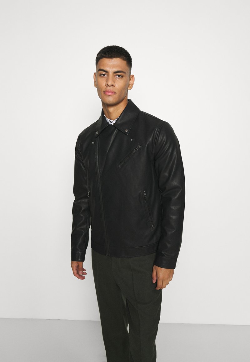 Only & Sons ONSAKSEL BIKER JACKET - Kunstlederjacke - Black