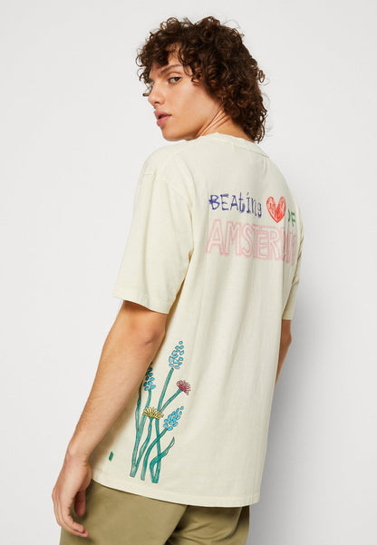 Scotch & Soda ARTWORK TEE - T-Shirt Print - Off White