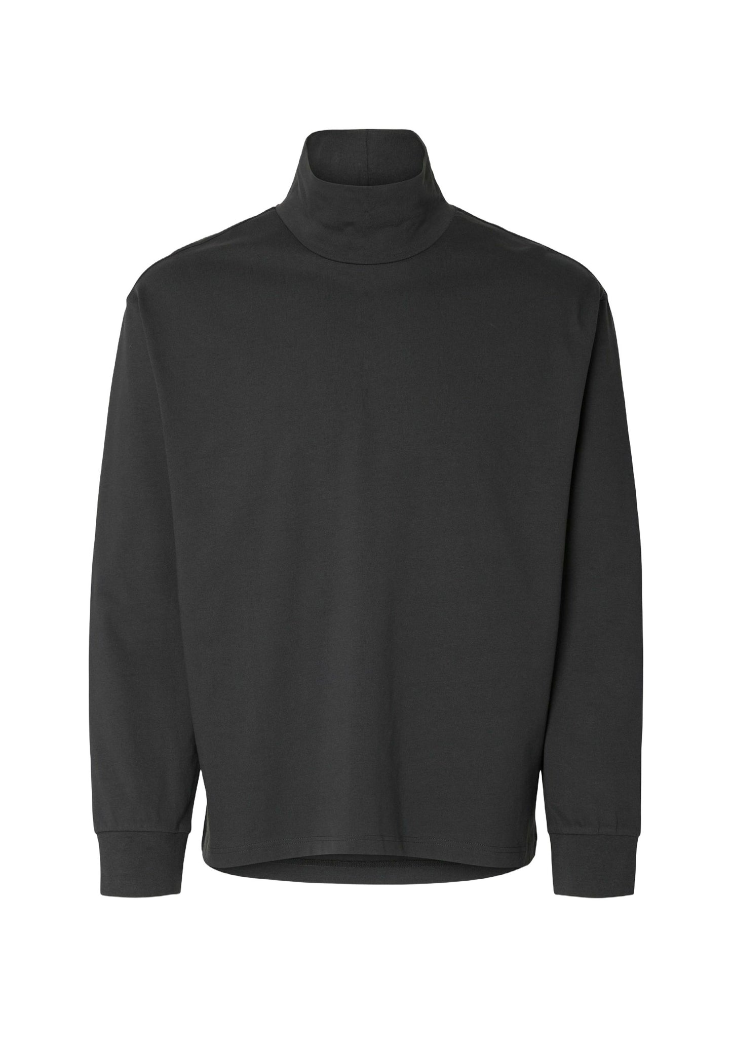 Selected Long Sleeved Top - Asphalt