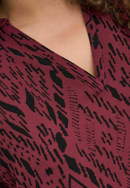 ONLY CARMAKOMA CURVY 2/4 ARM - Freizeitkleid - Windsor Wine