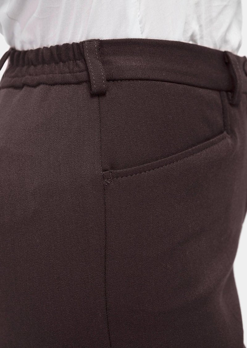 GOLDNER Stoffhose - Braun