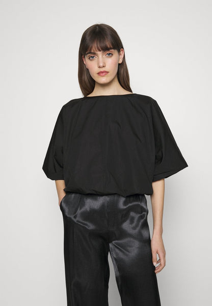  CRISP FLOW BLOUSE - T-Shirt Print - Black