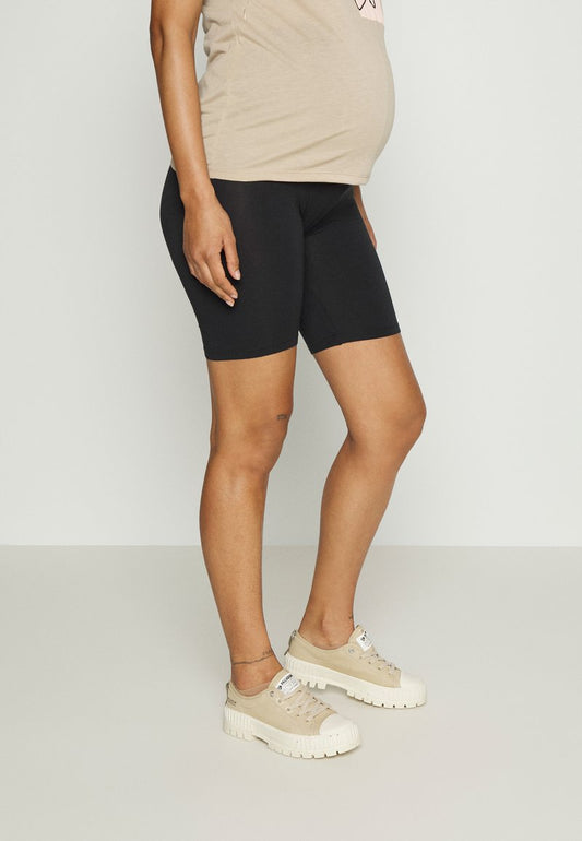 Mamalicious MLLENNI BIKER SHORTS 2 PACK - Leggings - Hosen - Black