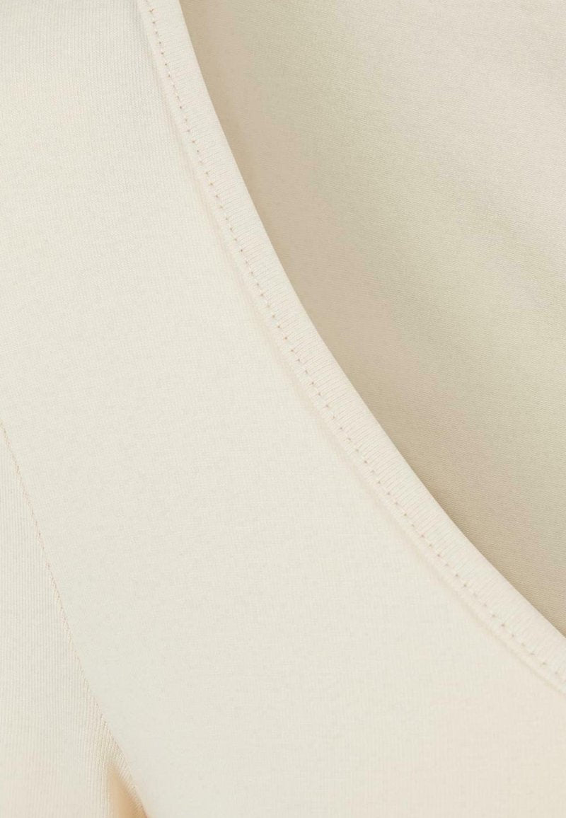 URBAN CLASSICS CROPPED LONGSLEEVE - Langarmshirt - Whitesand