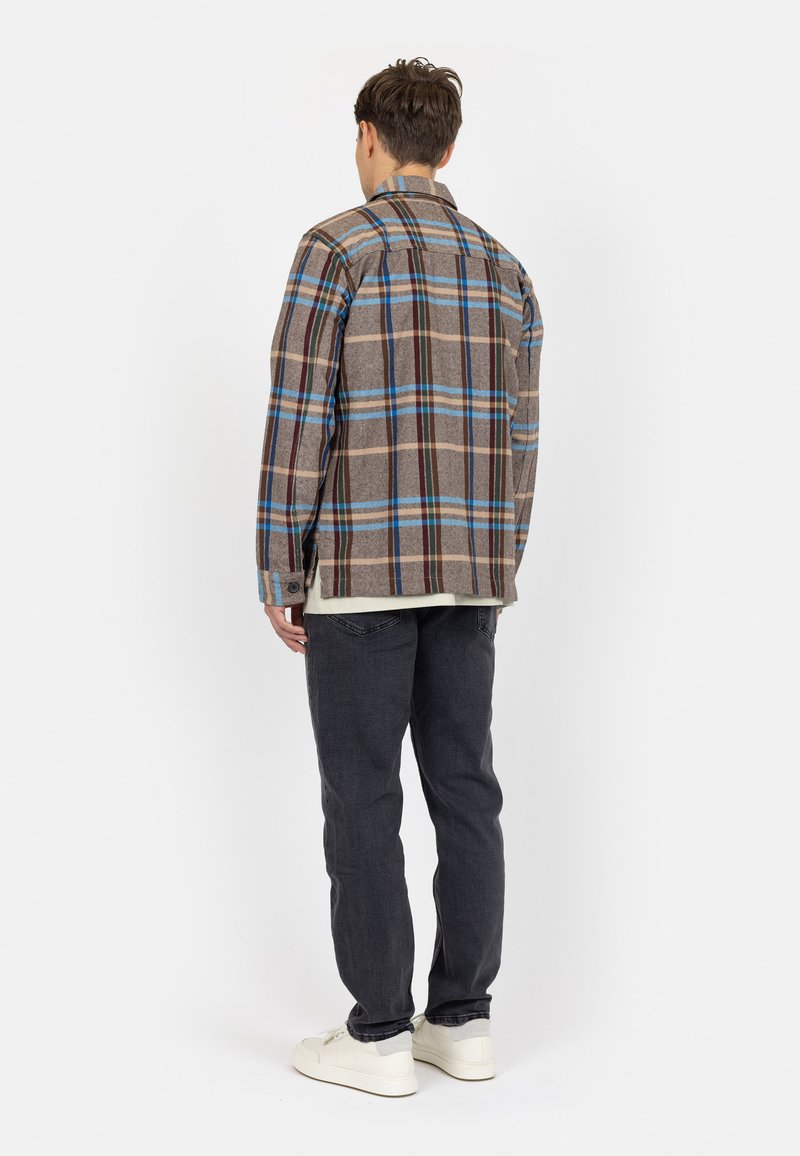 Denim Project POCKET - Leichte Jacke - Check Brown