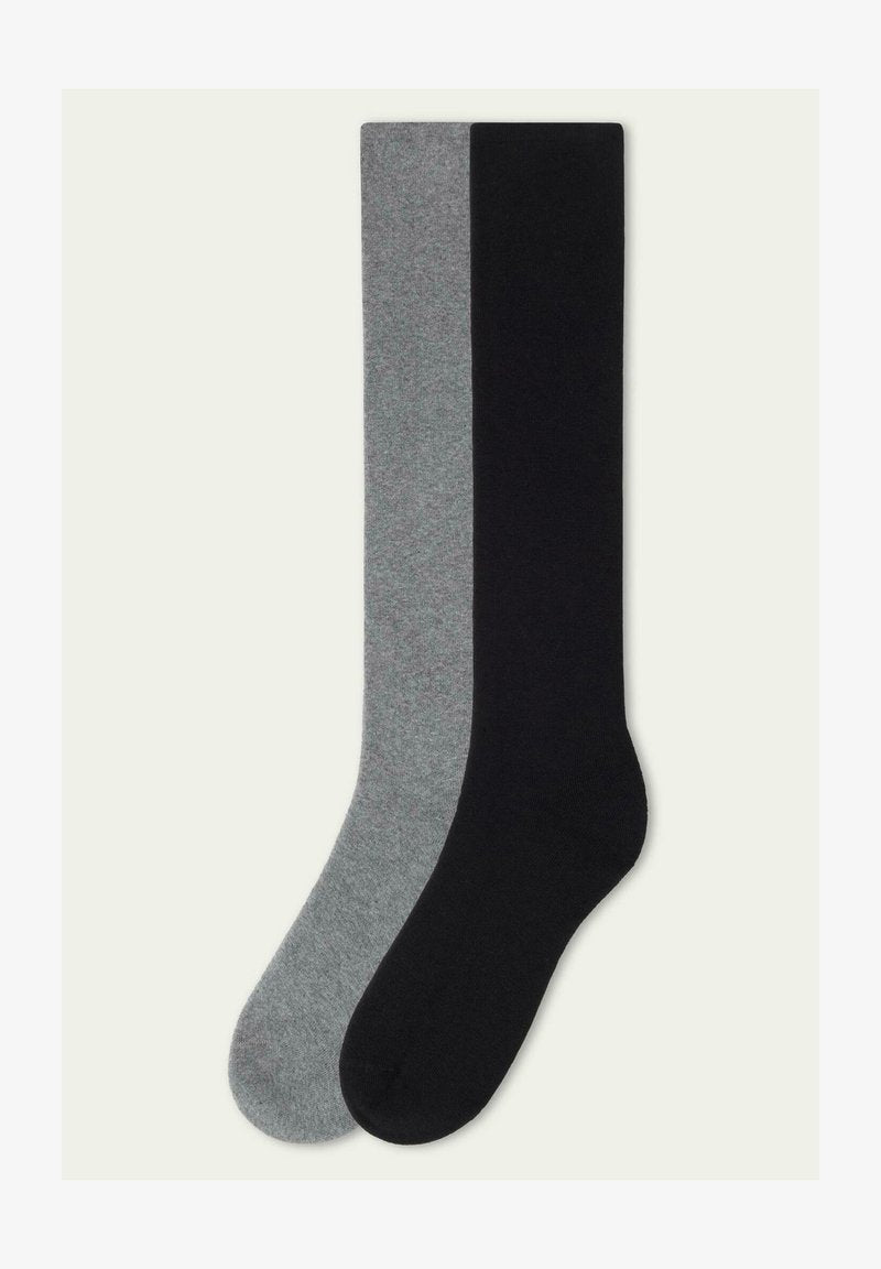  2ER-PACK - Kniestrümpfe - Nero