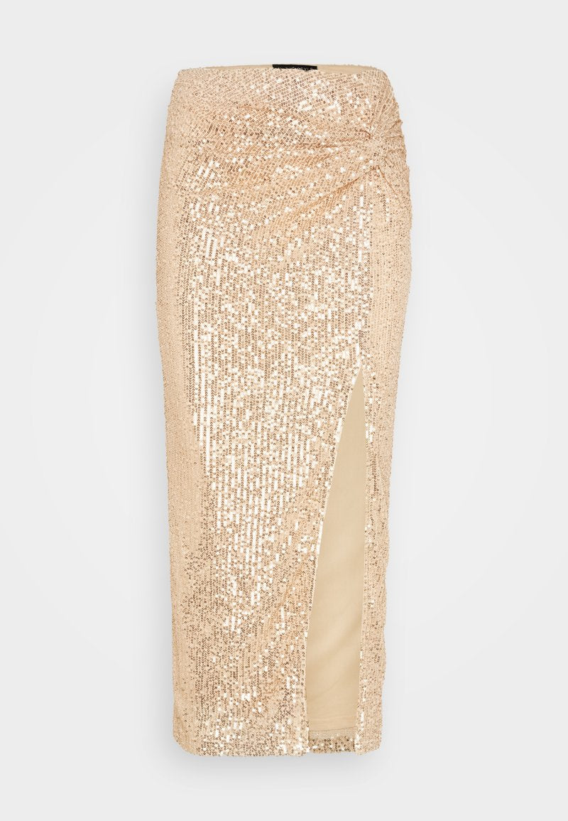 In The Style SKIRT - Bleistiftrock - Gold