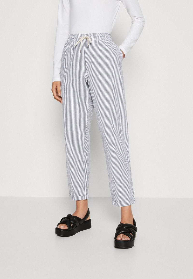 ESPRIT SEERSUCKER - Jogginghose - Navy