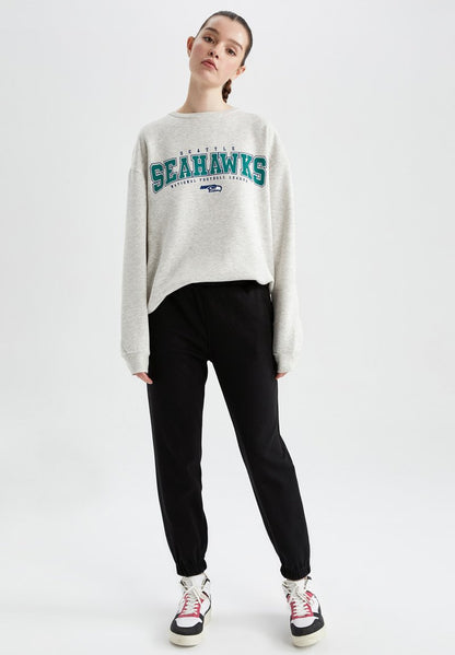 DeFacto SEATTLE SEAHAWKS BOXY FIT - Sweatshirt - Grey