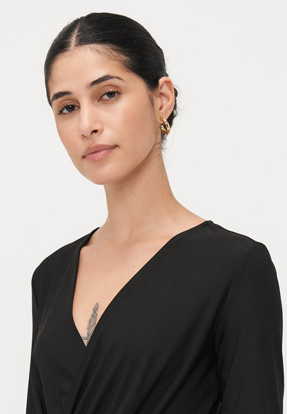 ONLY Petite ONLSILJA TWIST DRESS - Shift Dress - Black