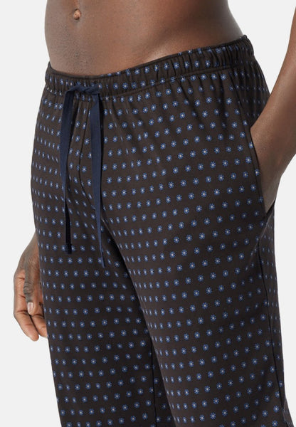 Schiesser MIX & RELAX - Nachtwäsche Hose - Dunkelbraun