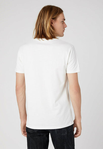 Wrangler BASSMEN - T-Shirt Print - Worn In White