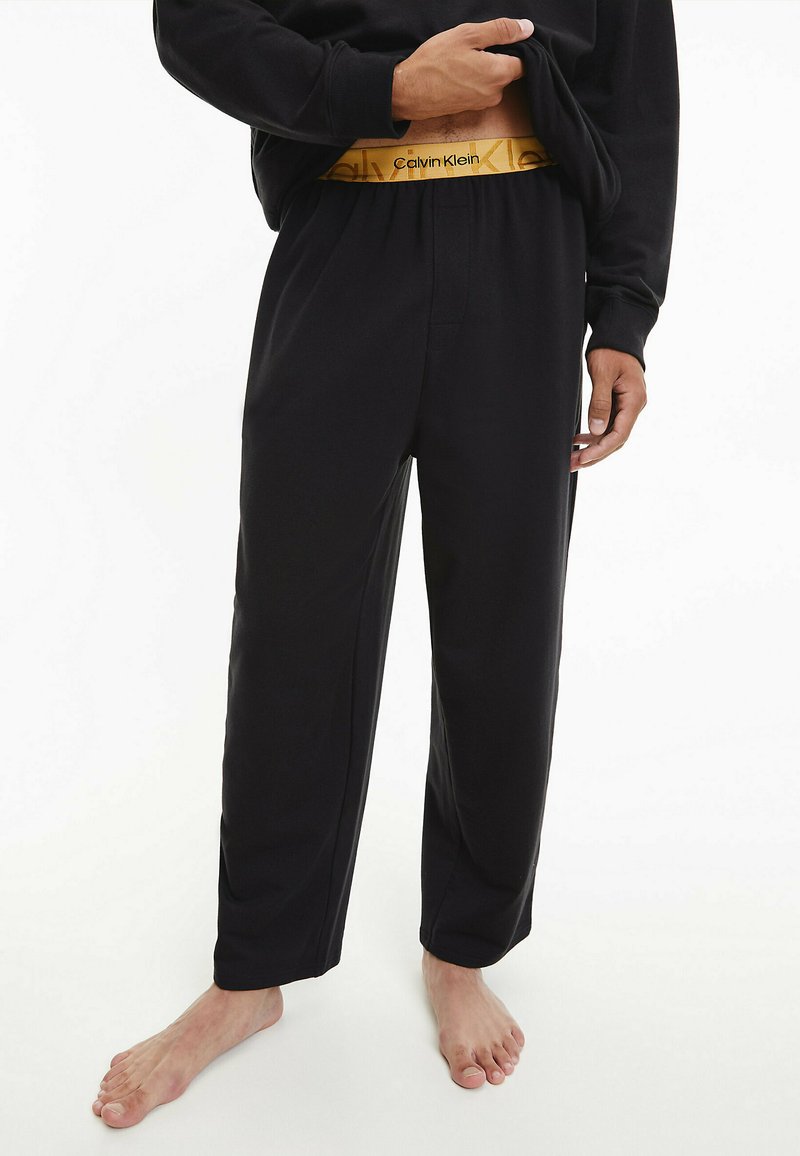 CALVIN KLEIN UNDERWEAR EMBOSSED ICON - Nachtwäsche Hose - Black