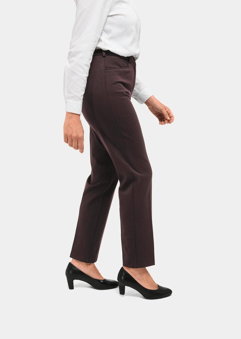 GOLDNER Stoffhose - Braun