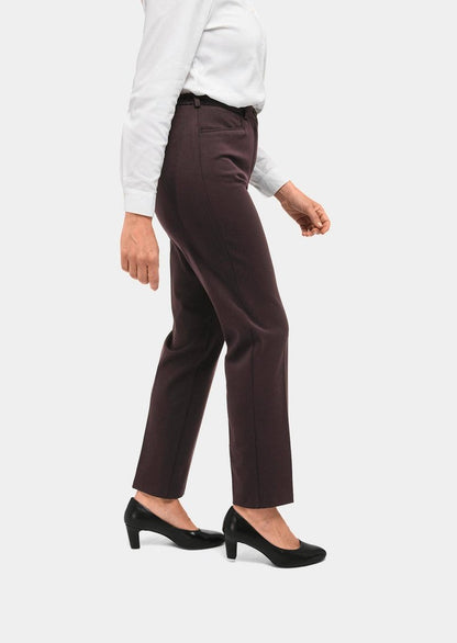 GOLDNER Stoffhose - Braun