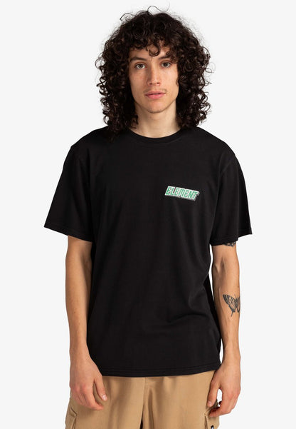 Element DIGITAL OUTDOOR - T-Shirt Print - Flint Black