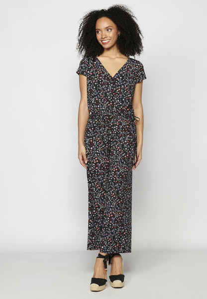 Koroshi SHORT SLEEVE - Jumpsuit - Black