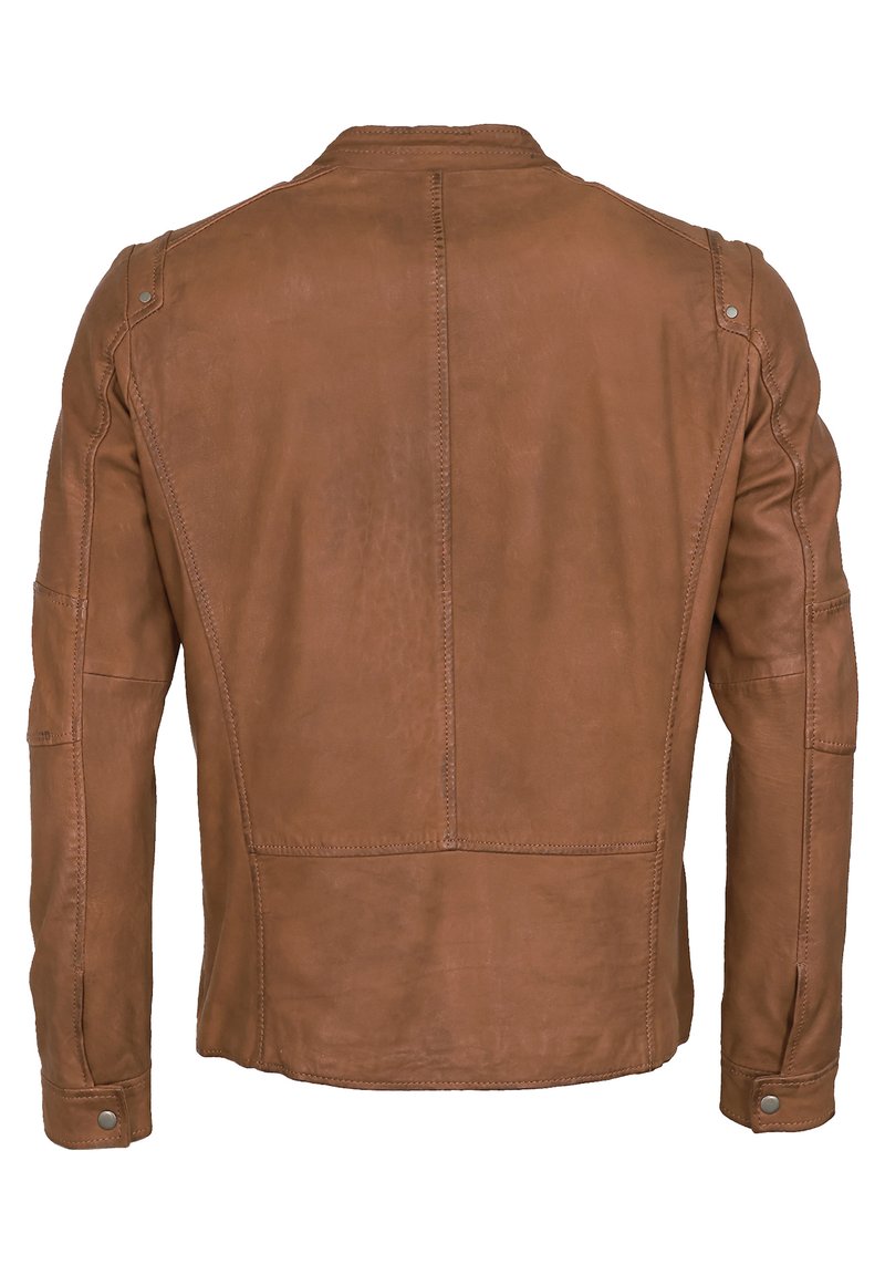  Lederjacke - Cognac